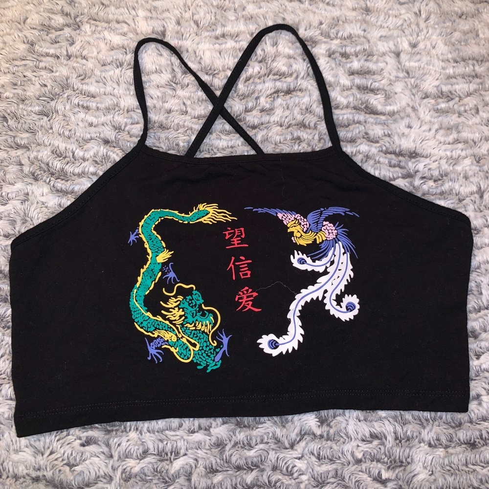 ⚡️⚡️Dragon Crop Top Tank⚡️⚡️